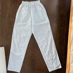 Djerf avenue breezy pants blue stripe